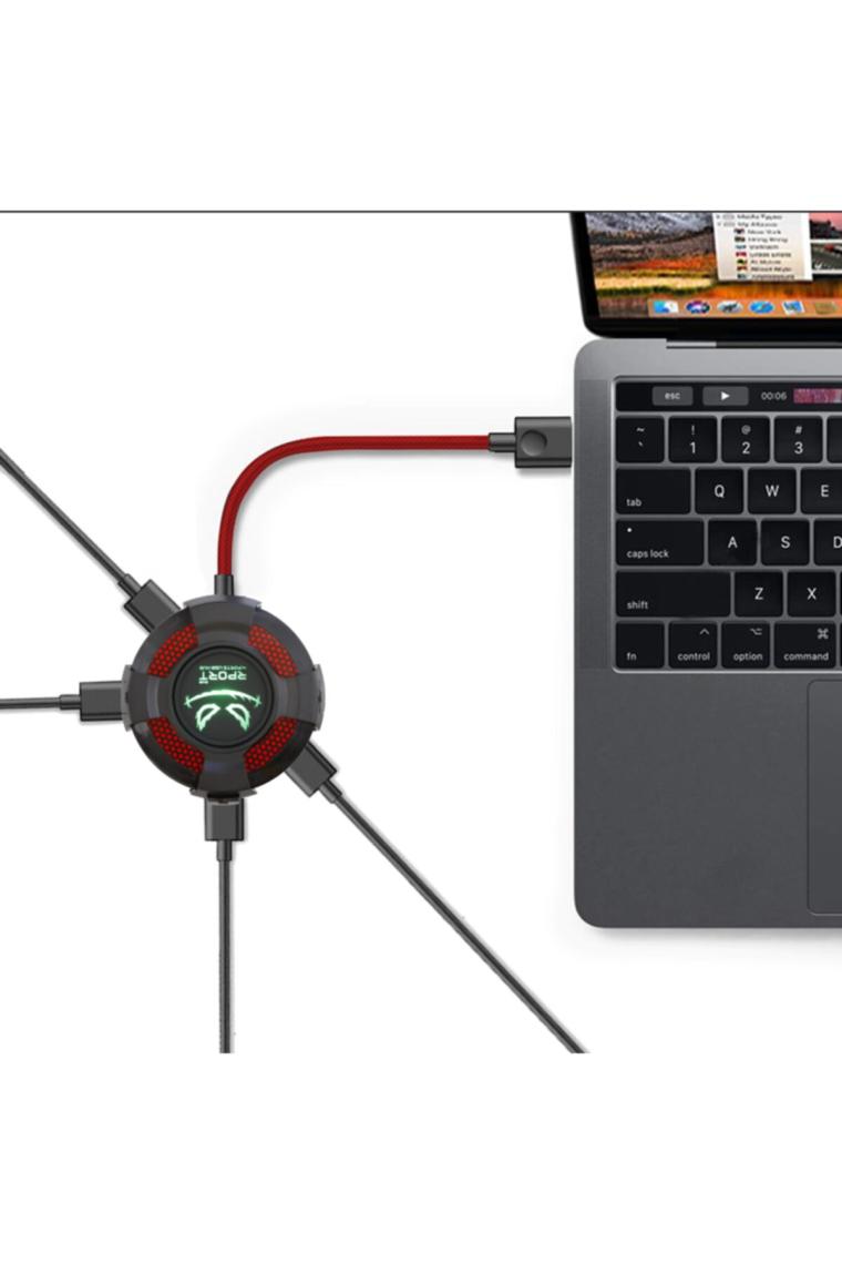 Rport Ru13 4 Port Çoğaltıcı Aydınlatmalı Usb 2.0 Çoklayıcı Hub