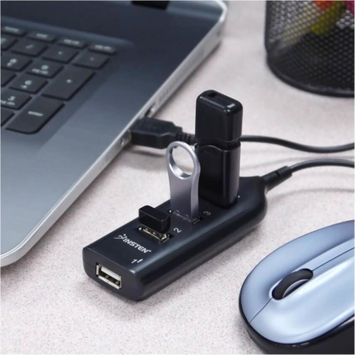 Wozlo 4 Port USB Çoğaltıcı Çoklayıcı Hub USB 2.0 Çoklama Pc Laptop