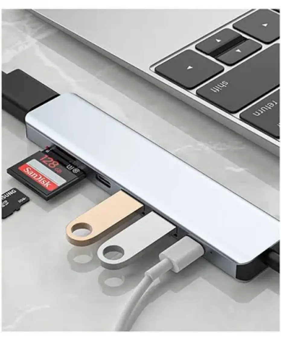 Daytona HC-13 Type-C To 3*usb 3.0 4K Ultra Hd HDMI Sd Tf Kart Girişli 6ın1 Çevirici Hub Adaptör
