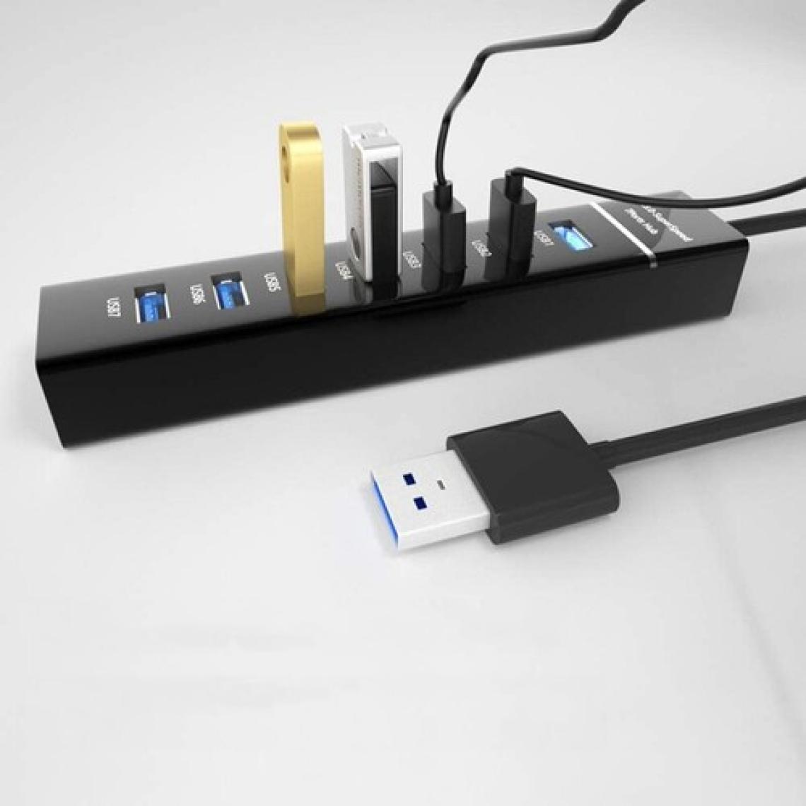 Apera An-76 USB 3.0 Super Speed 7 Port 5 Gbps USB Çoklayıcı Hub 1mt Kablo
