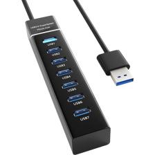 Apera An-76 USB 3.0 Super Speed 7 Port 5 Gbps USB Çoklayıcı Hub 1mt Kablo