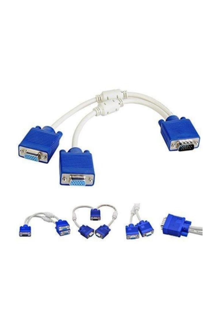 Vga Y Kablosu 5001p Çoğaltıcı Çoklayıcı Swıtch Dişi