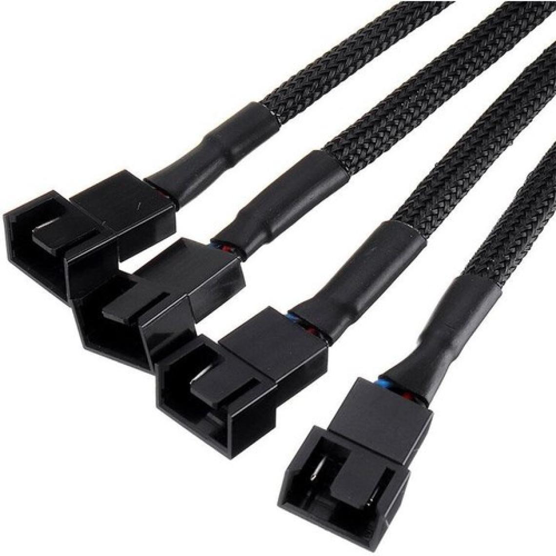Boblov 4 Pin Fan Çoklayıcı Kablosu 4P Dişi 3X3 Pin Erkek+1X4 Pin Erkek
