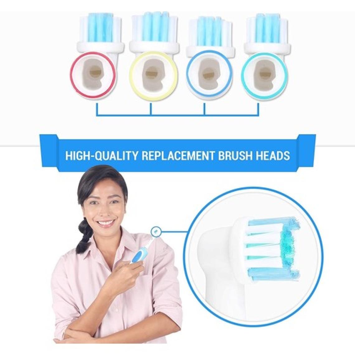 Lovyco Oral-B Smart 6 6000N Şarjlı Diş Fırçası - Braun - Yedek Diş Fırçası Kafaları - Oral B Braun Elektrikli Diş Fırçası ve Şarjlı Diş Fırçası 4 Adet Başlık