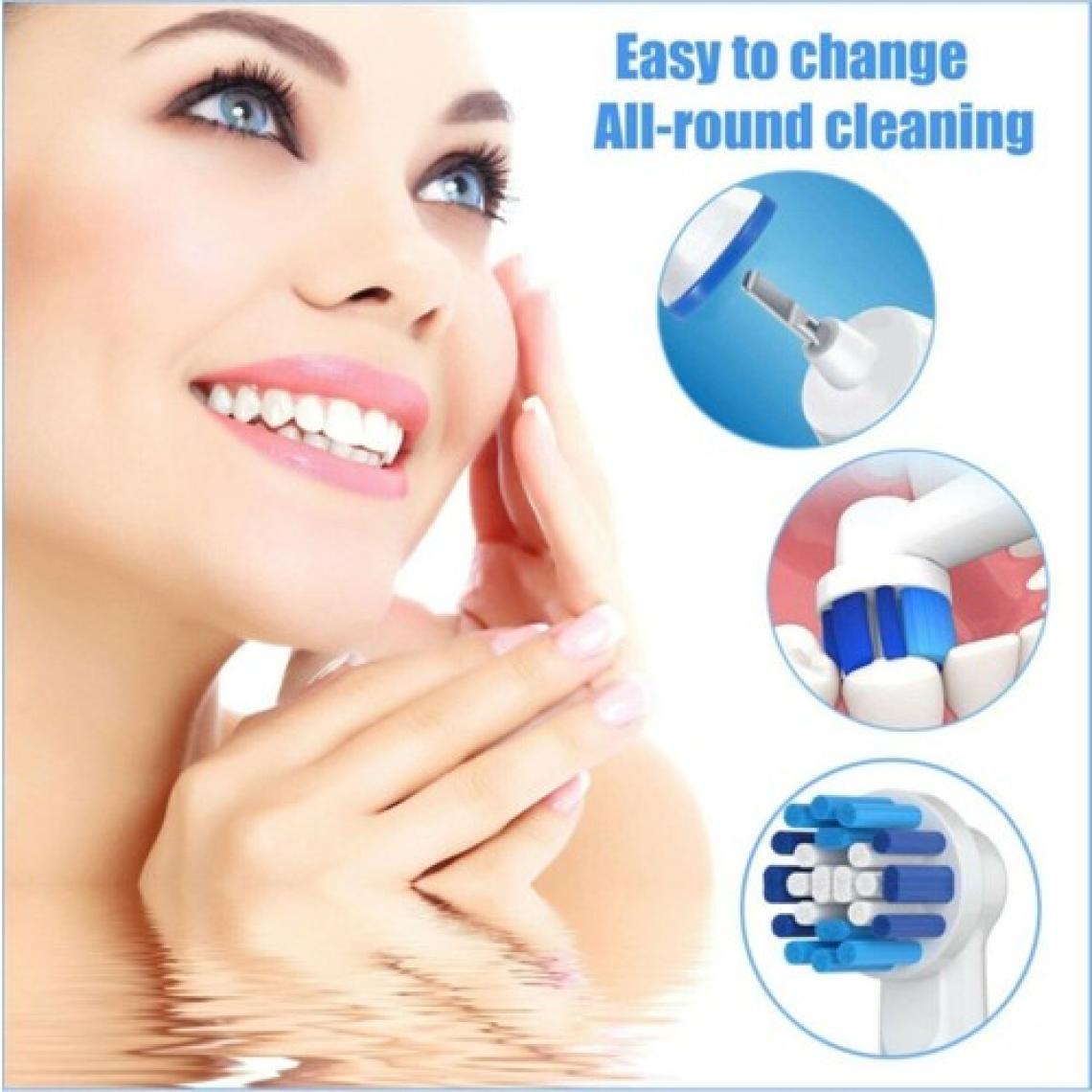 Lovyco Oral-B Için Yedek Diş Fırçası Kafaları, Oral B Braun Elektrikli Diş Fırçası Ve Şarjlı Diş Fırçası 4 Adet Başlık