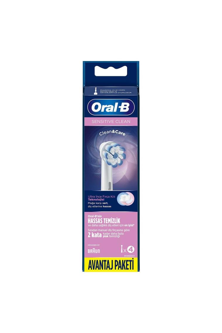 Oral-B Sensitive Clean Diş Fırçası Yedek Başlığı 4'lü