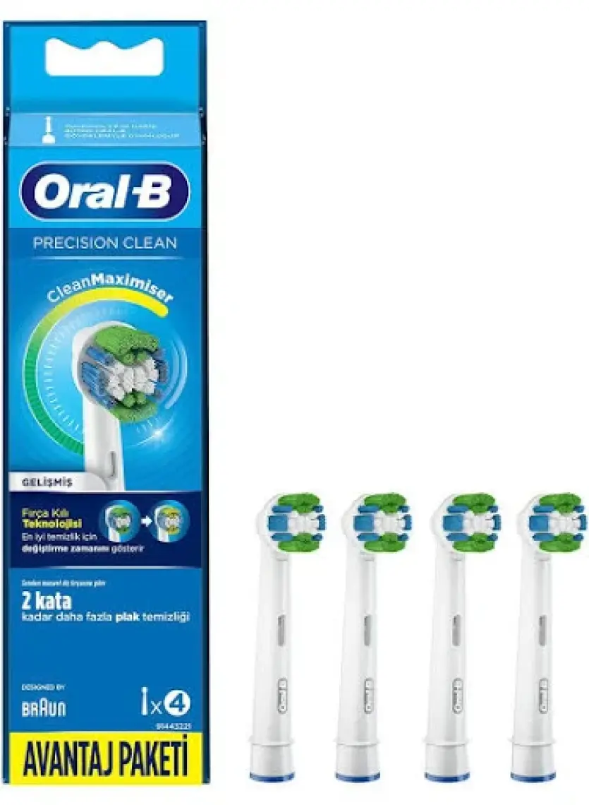Oral-B Clean Maximiser Precision Clean 4'lü Diş Fırçası Yedek Başlığı EB20