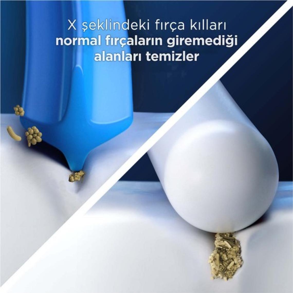 Oral-B Şarjlı Diş Fırçası Yedek Başlığı Cross Action X-Filament 4 adet ürün