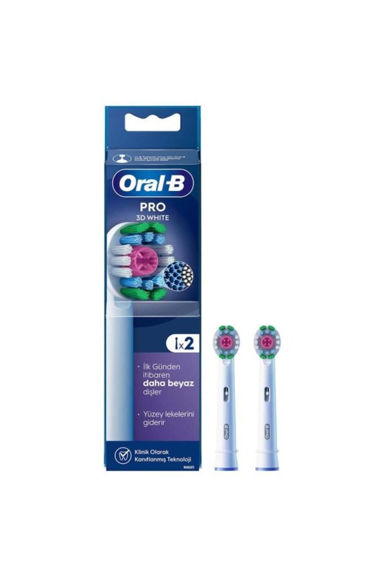 Oral-B Şarjlı Diş Fırçası Yedek Başlığı 3D White X-Filament 2 Adet Ürün