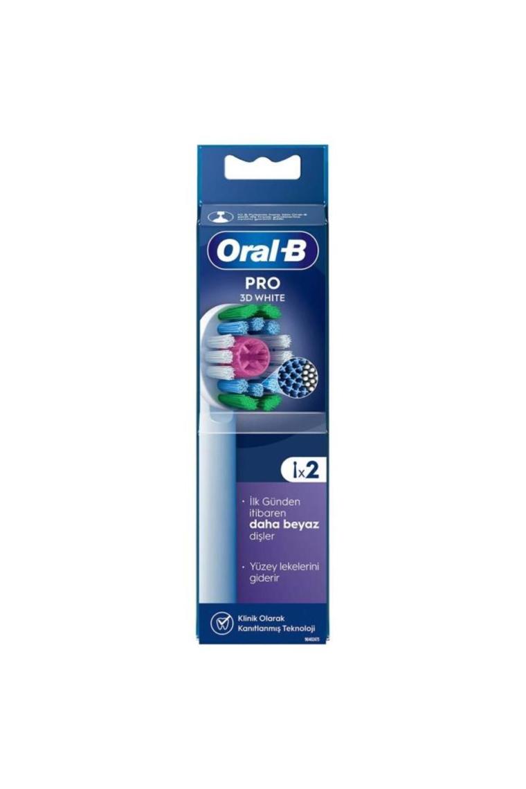 Oral-B Şarjlı Diş Fırçası Yedek Başlığı 3D White X-Filament 2 Adet Ürün