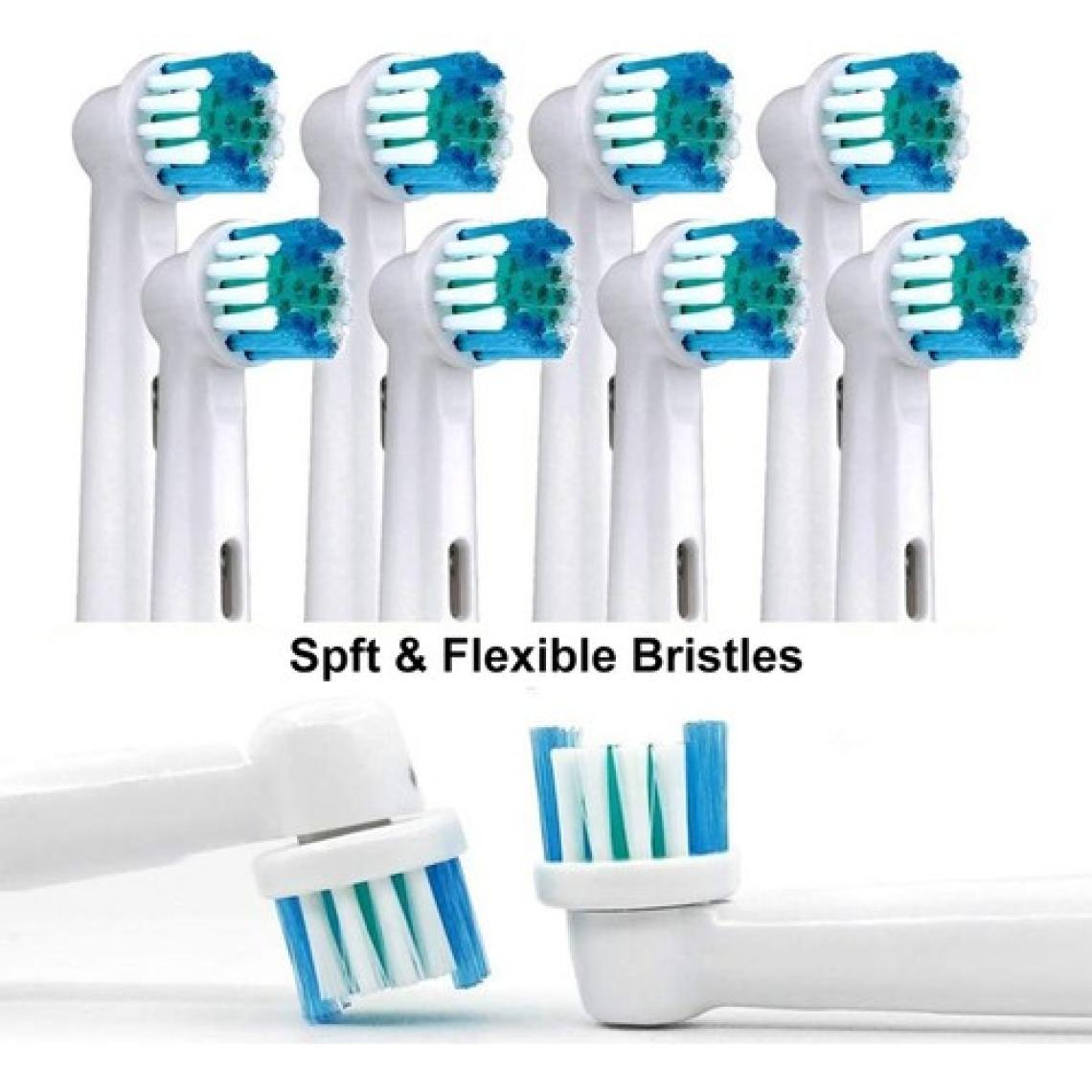 Lovyco Cross Action 8'li Oral-B Uyumlu Dış Fırçası Yedek Başlığı