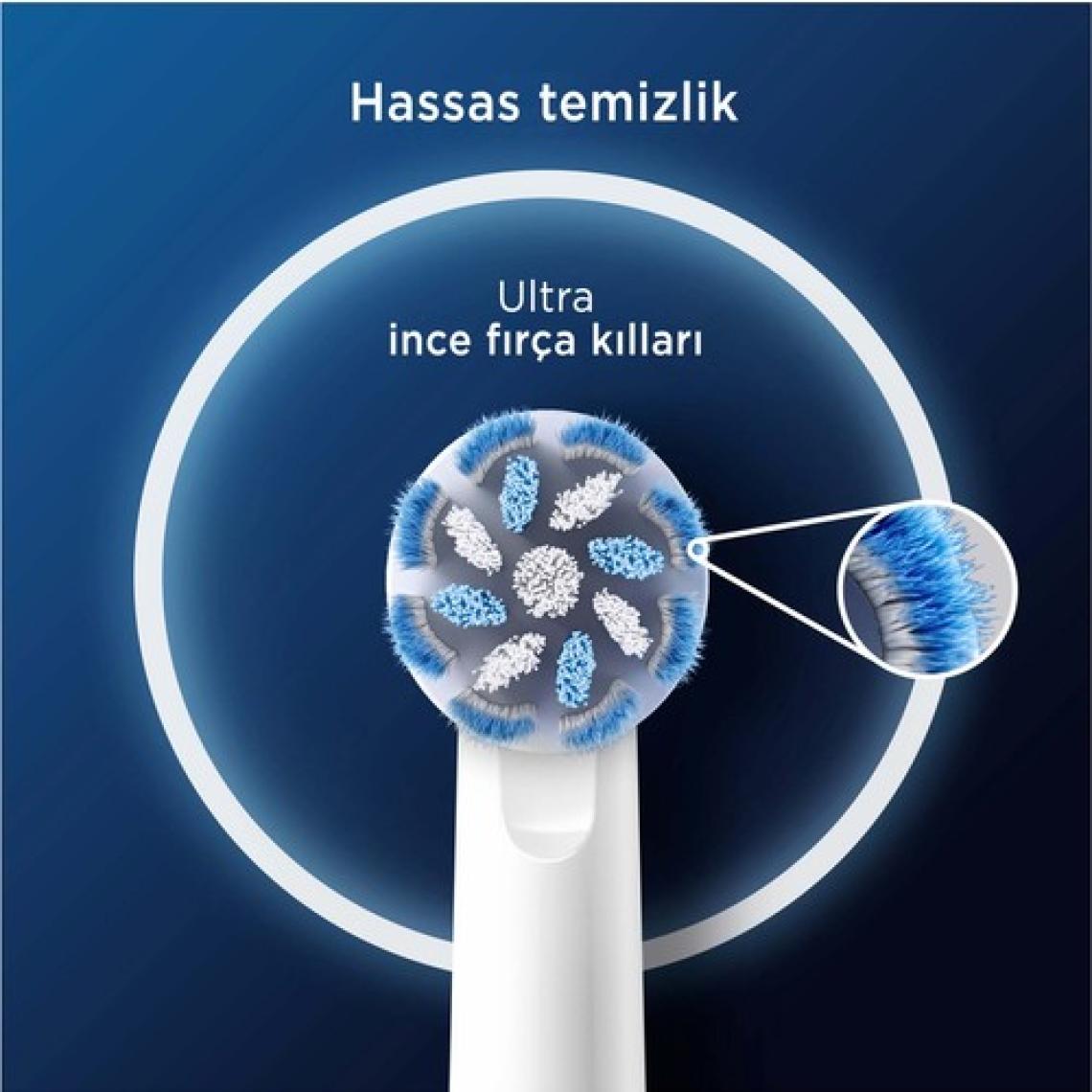Oral-B Şarjlı Diş Fırçası Yedek Başlığı Sensitive X-Filament 4 adet ürün