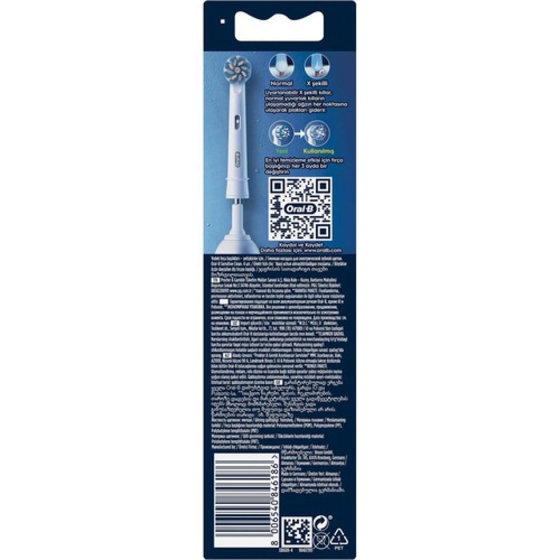 Oral-B Şarjlı Diş Fırçası Yedek Başlığı Sensitive X-Filament 4 adet ürün