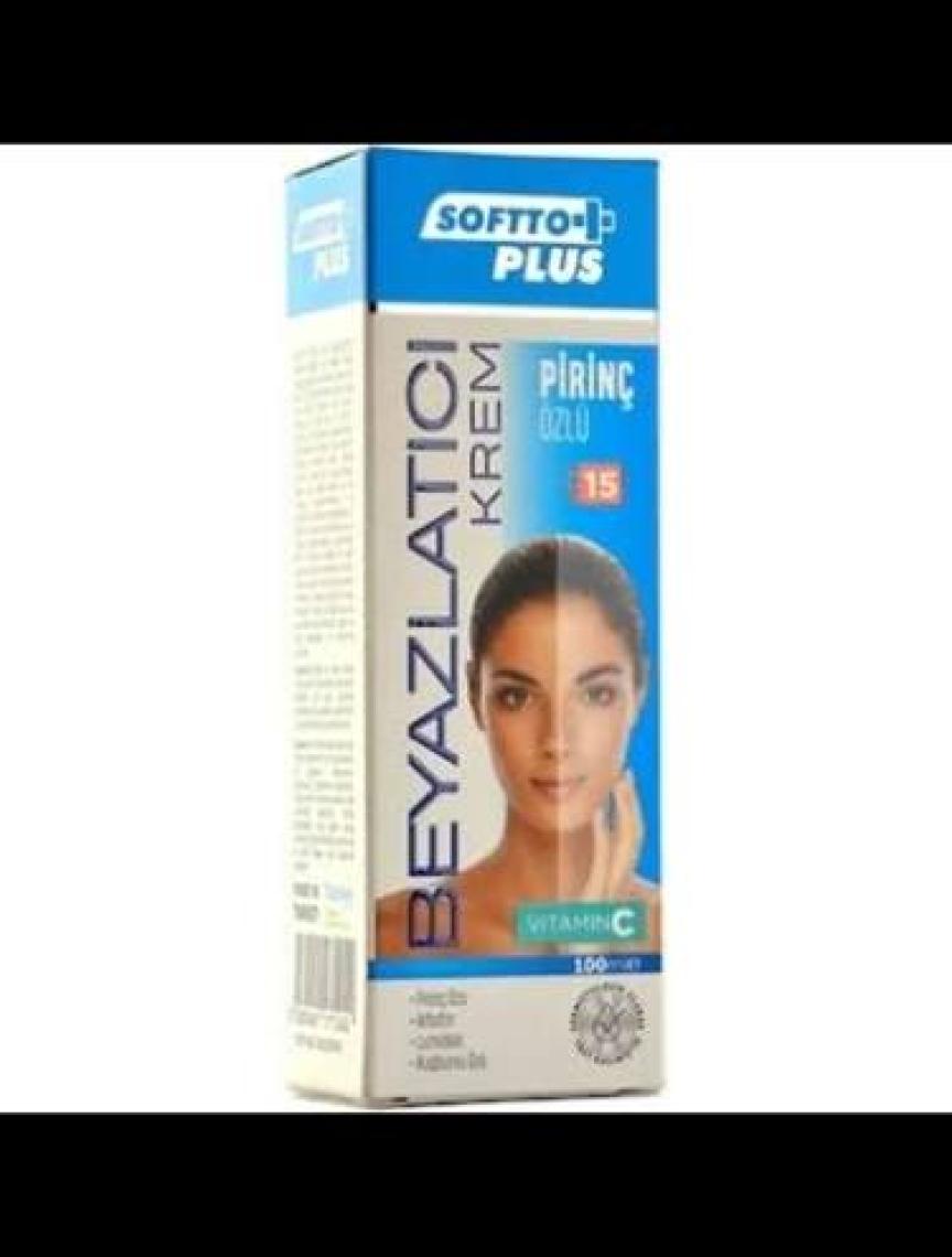 Softto Plus Pirinç Özlü Cilt Beyazlatıcı Krem