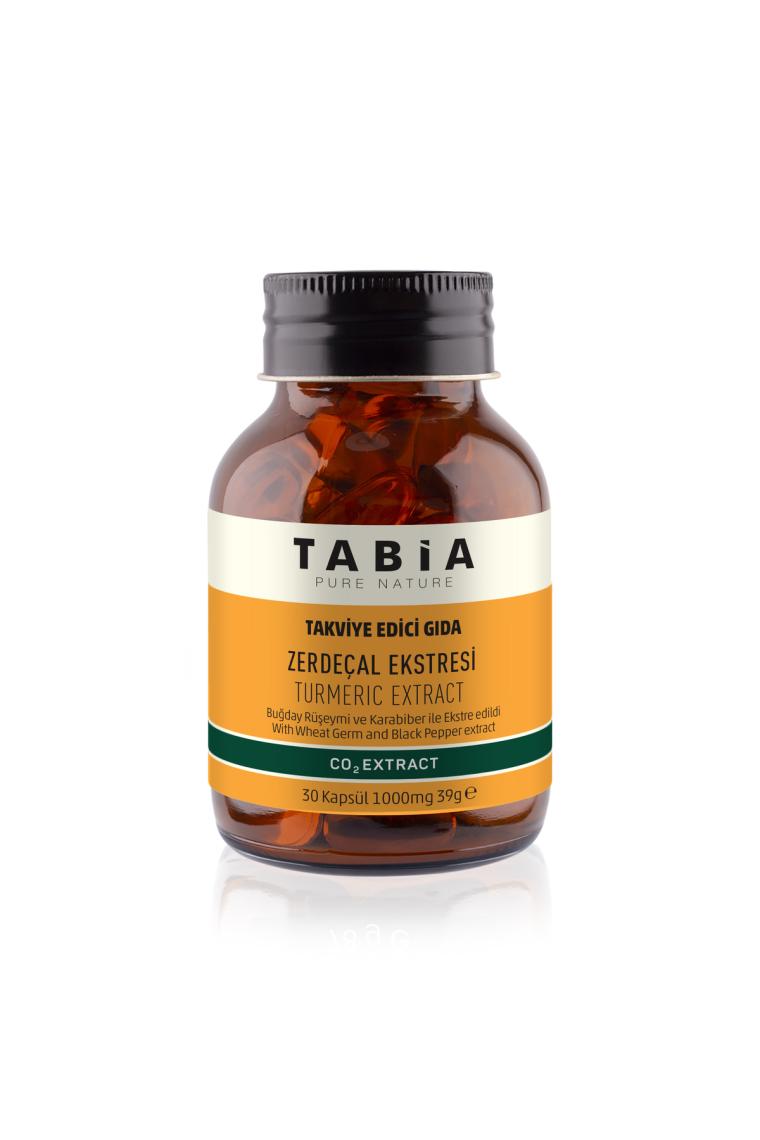 Tabia Zerdeçal Ekstresi 1000mg 60 Kapsül