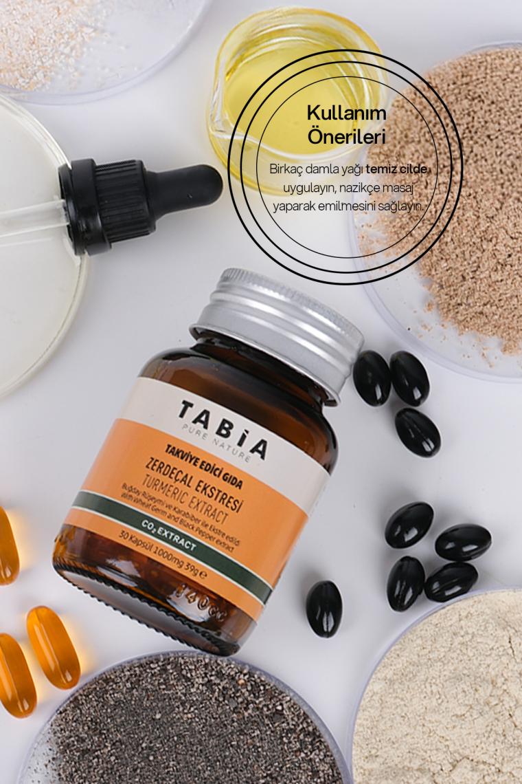 Tabia Zerdeçal Ekstresi 1000mg 60 Kapsül