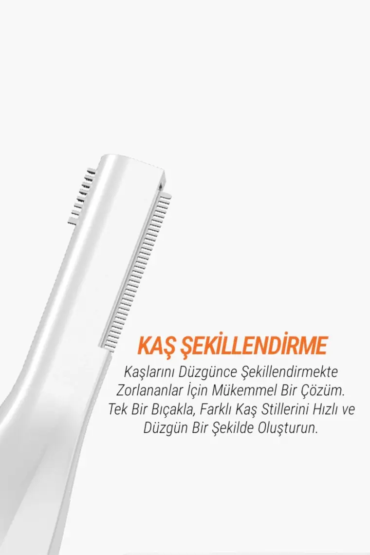 Veryfit Çok Işlevli Elektrikli Kaş Kıl Alma Düzeltme Aleti Epilatör Şarjlı