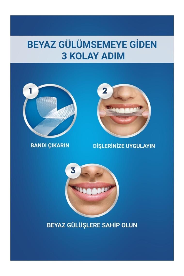 Crest 3D Whitestrips Professional Effects Diş Beyazlatma Bantları 5 Paket (10 Bant) Crest 3D -5/10