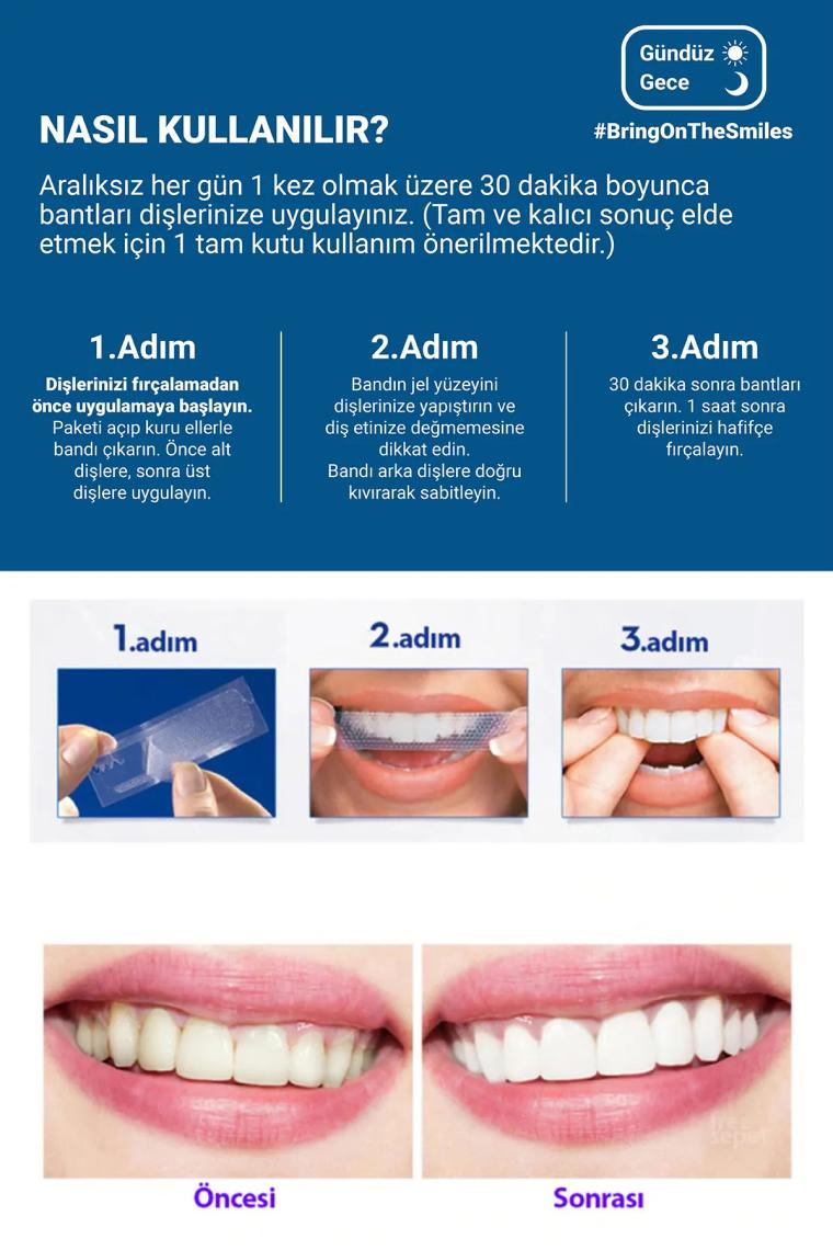 Crest 3D Whitestrips Professional Effects Diş Beyazlatma Bantları 5 Paket (10 Bant) Crest 3D -5/10