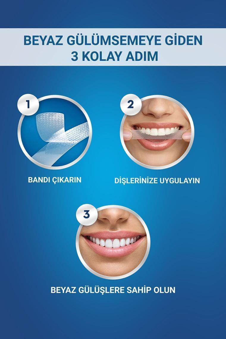 Crest 3D White Professional Effects Diş Beyazlatma Bantları - 8 Bant - 4 Paket