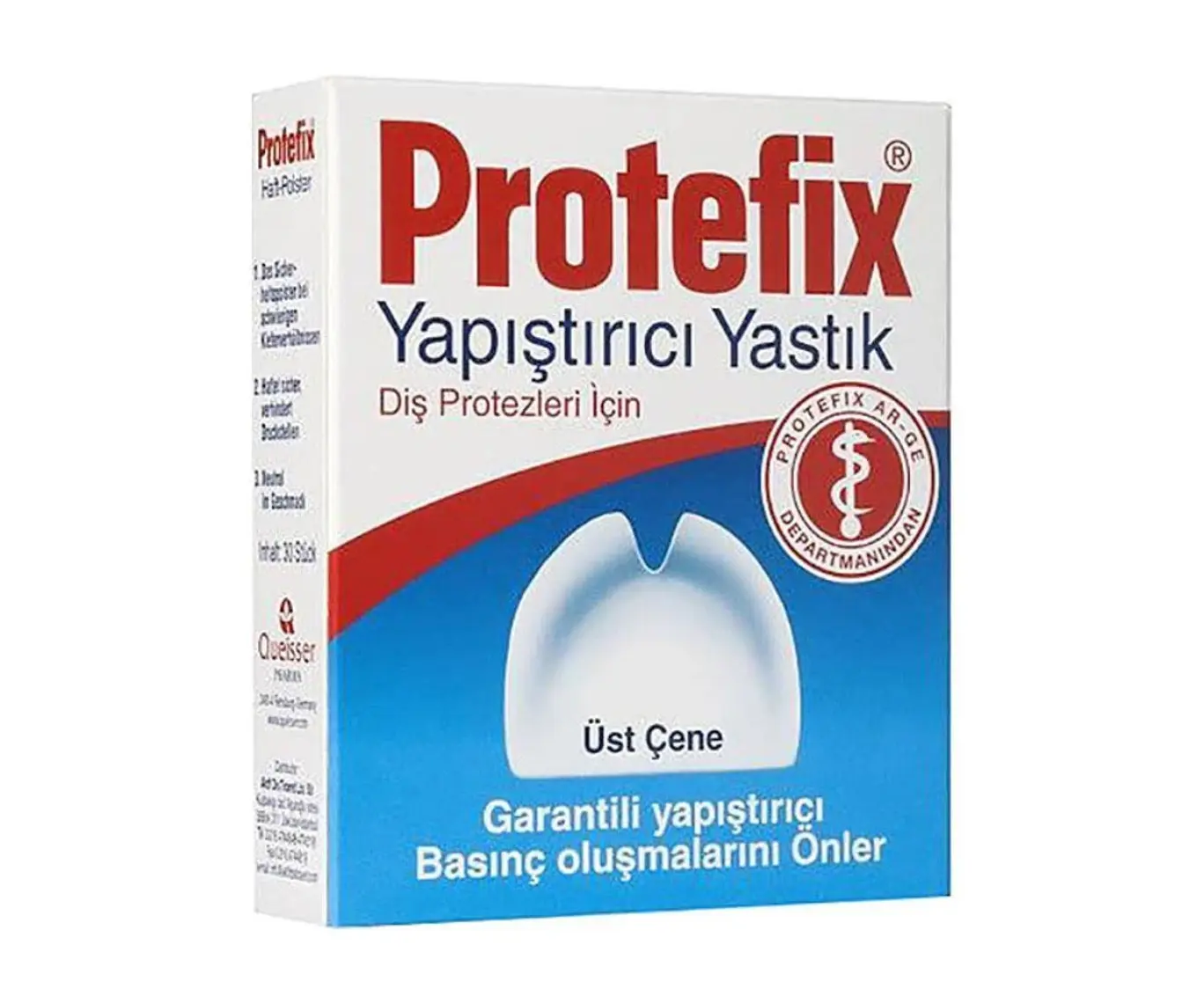Protefix Üst Çene Yapıştırıcı Yastık 30'lu Paket