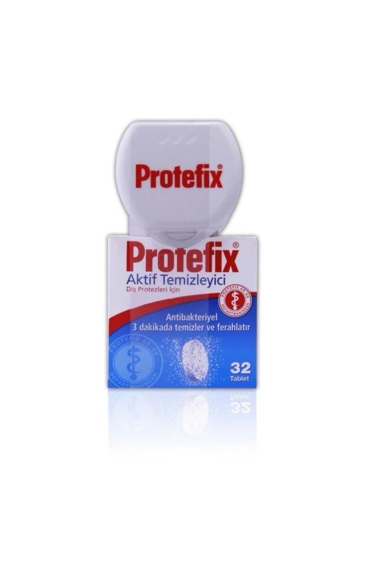 Aktif Temizleyici Diş Protezleri Için 32 Tablet