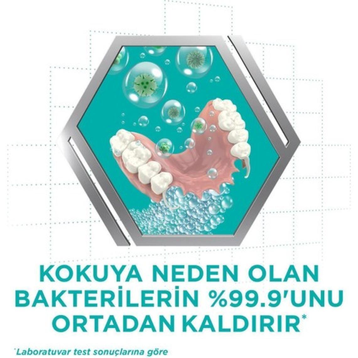 Corega Diş Protezi Temizleyici - Beyazlatıcı Etkisiyle, 30 Tablet, Antibakteriyel Formül