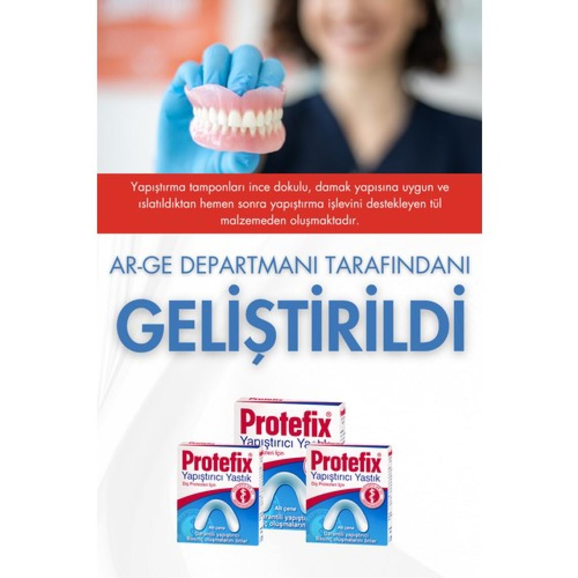 Protefix Diş Protezleri İçin Alt Çene Yapıştırıcı Yastık