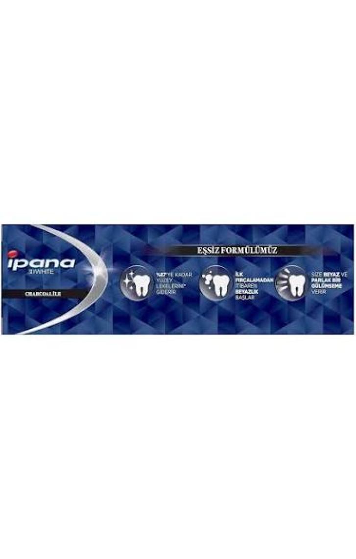 Ipana 3 Boyutlu Beyazlık Diş Macunu Kömür Özlü 75 ml