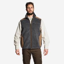 Erkek Polar Yelek - Avcılık Ve Doğa Gözlemi - Gri - 500