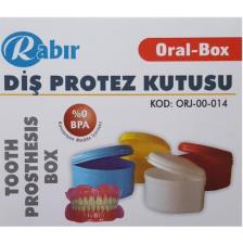 Rabır Diş Protez Saklama Kutusu Bpa (Kanserojen Madde Içermez)