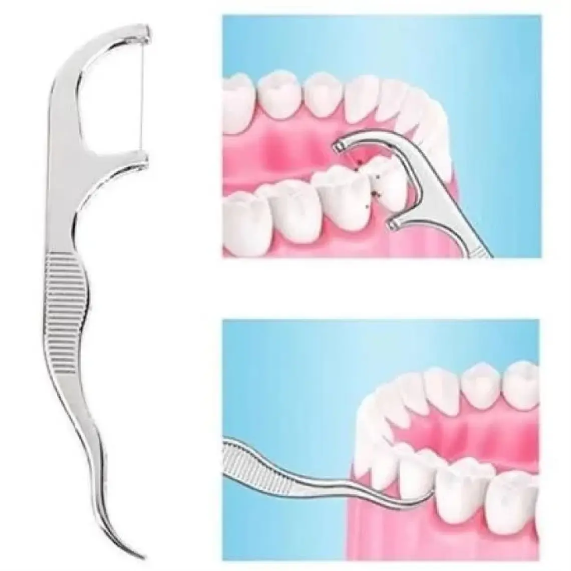 Buffer Buffer® 7 Parça Paslanmaz Çelik Ağız Diş Tartar Sökücü Temizlik Bakım Seti