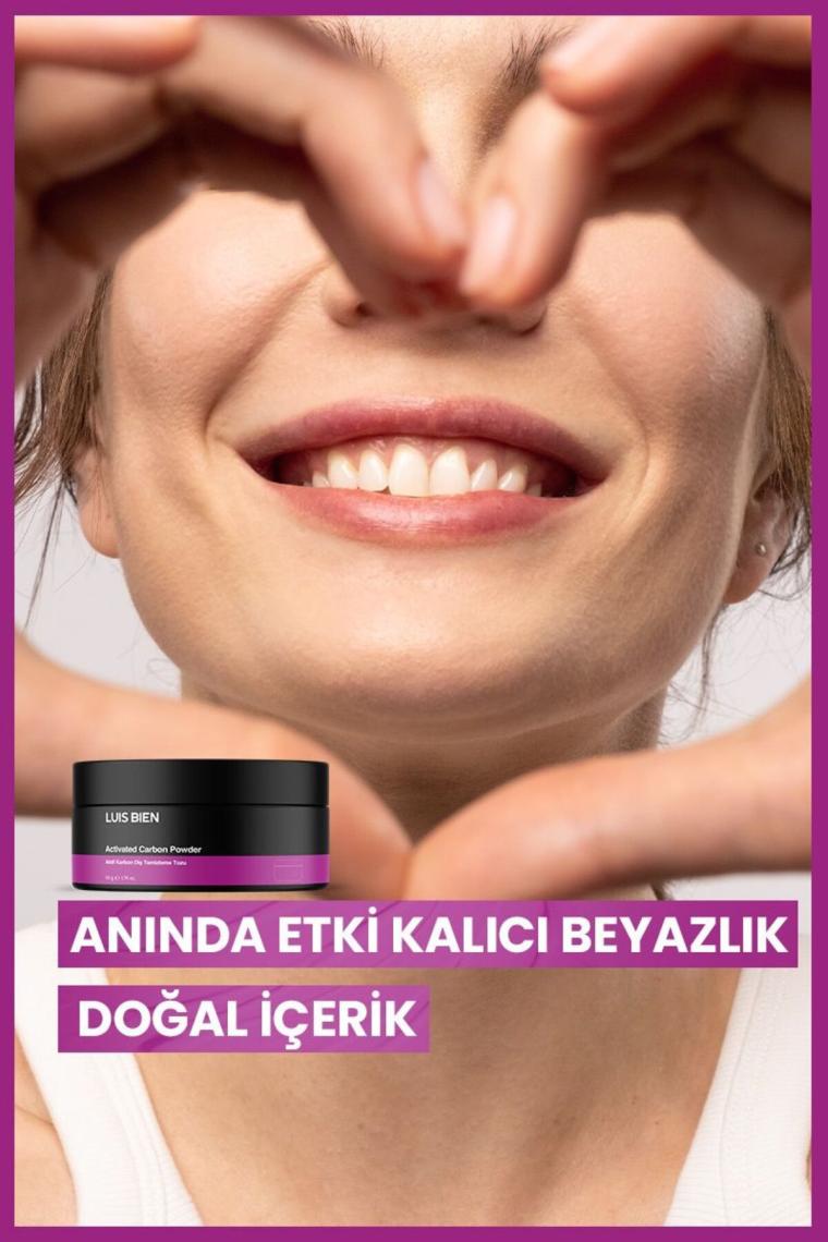 Diş Beyazlatıcı Toz | Aktif Karbonlu | 50gr | Diş Beyazlatma