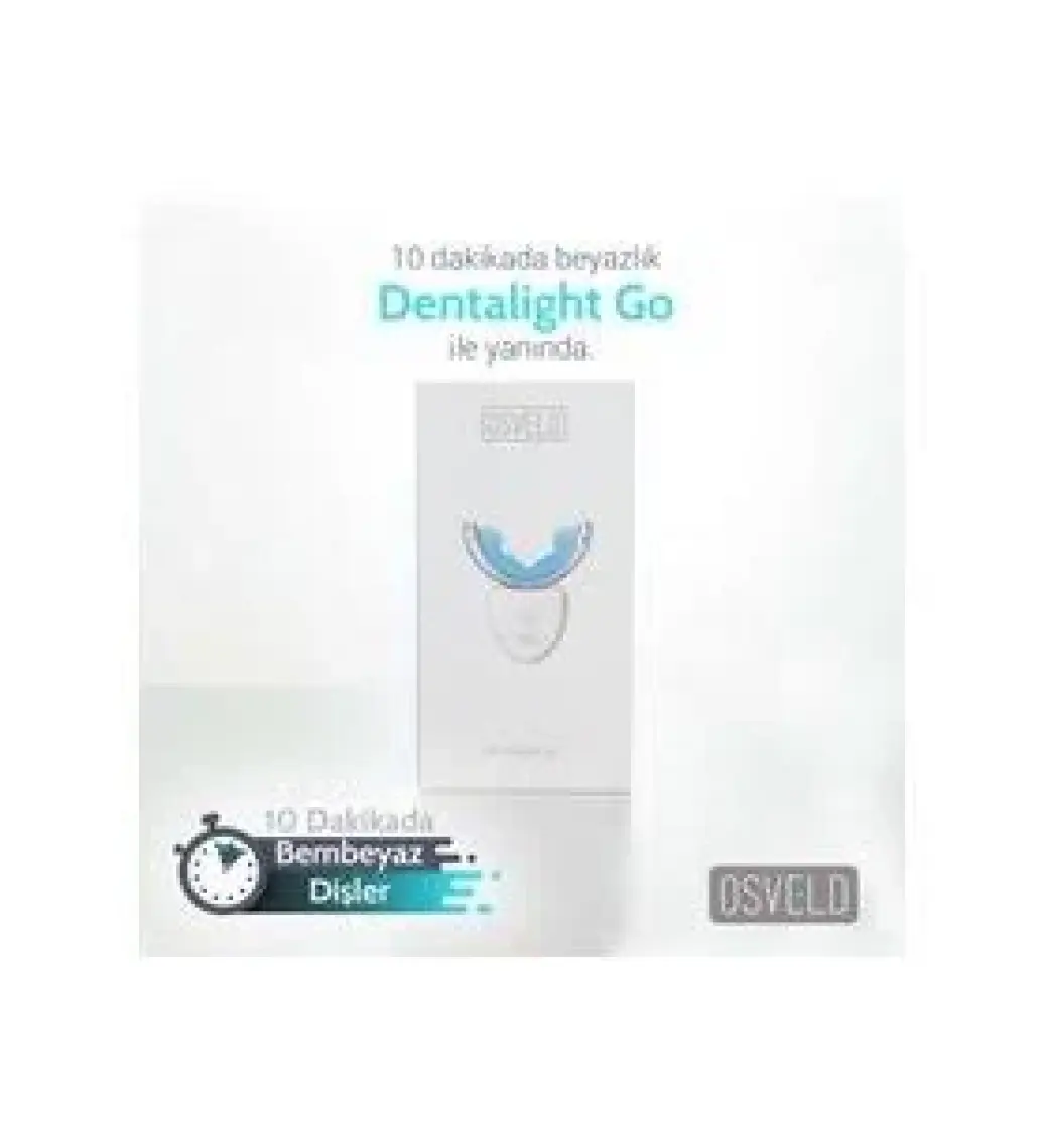 Osveld Dentalight Go Mavi Işık Teknolojisi ile Diş Beyazlatma Cihazı - Beyaz