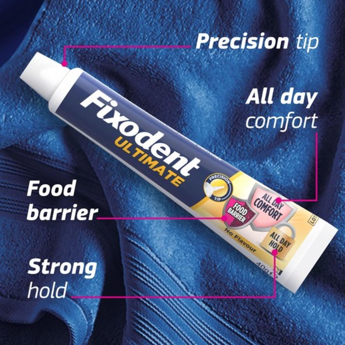 Fixodent Ultimate Ferah Tat Diş Protezi Yapıştırıcı Krem 40 G 2 Adet