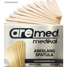Aremed Abeslang Ağda Çubuğu Tahta Dil Basacağı 100LÜ 10 Paket 1000