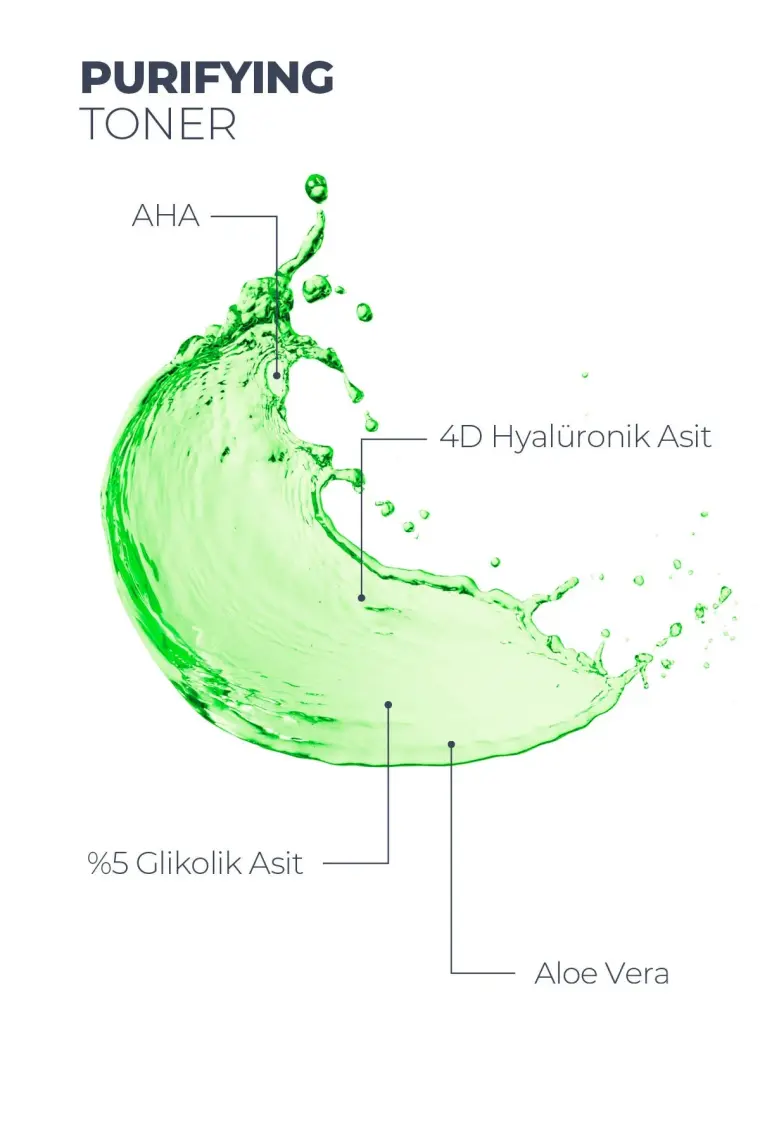Zaroza & Yeşil Tonik Glycolic Asit & Hyaluronic Asit 200 ml