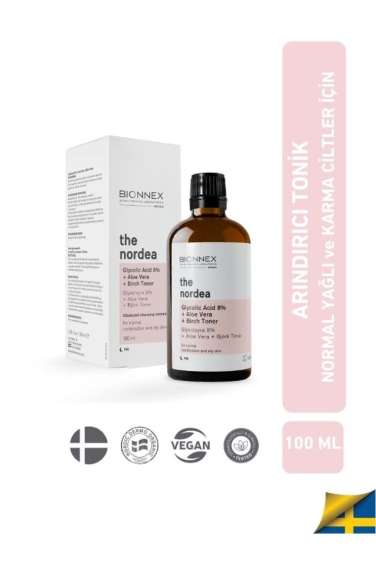Bıonnex The Nordea Glycolic Acid 8% + Aloe Vera + Birch Toner 100 ml