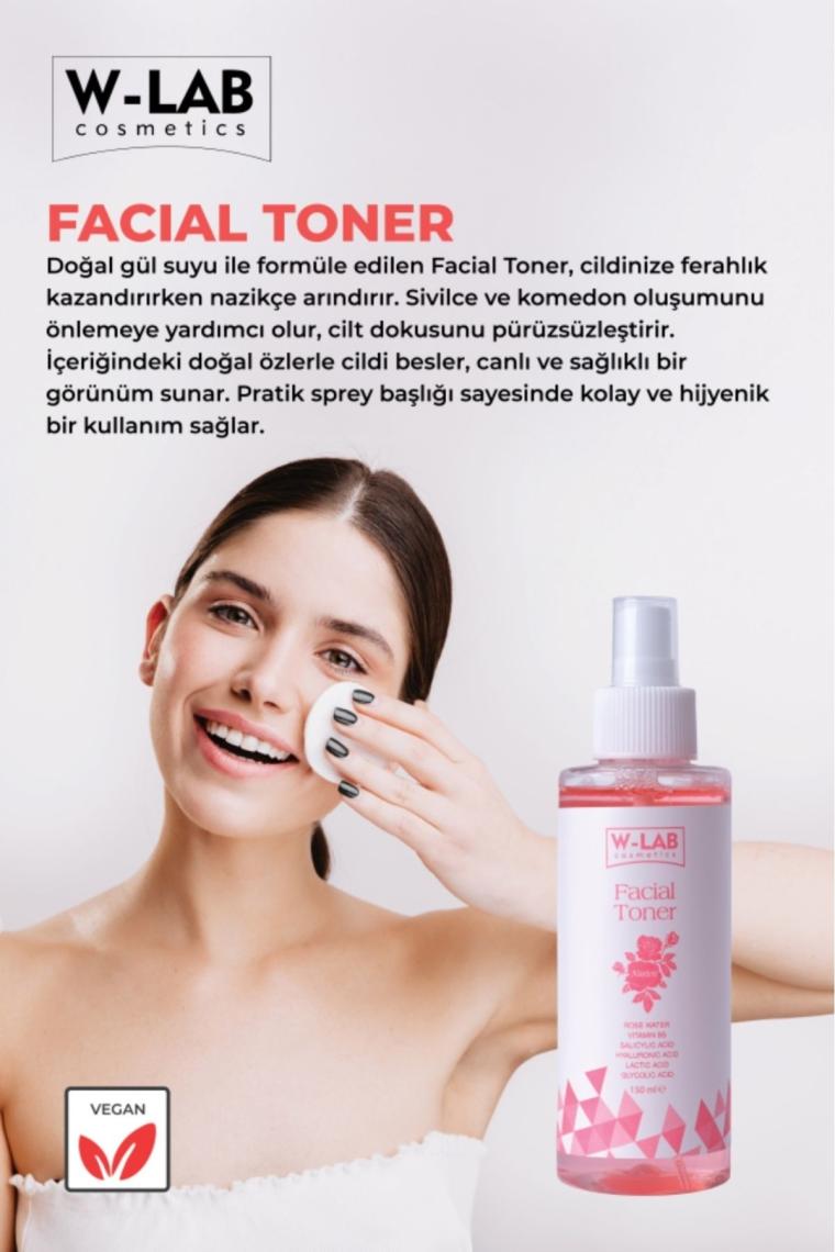 W-Lab Kozmetik Nurten Facial Toner 150 Ml