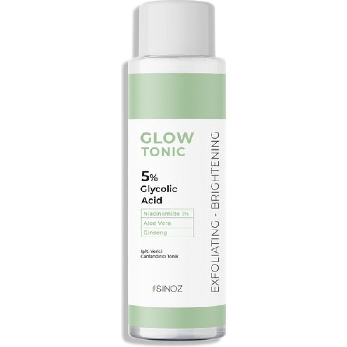 Sinoz Gözenek Sıkılaştırıcı Arındırıcı Canlandırıcı Peeling Etkili Cilt Toniği %5 Glikolik Asit 200 ml