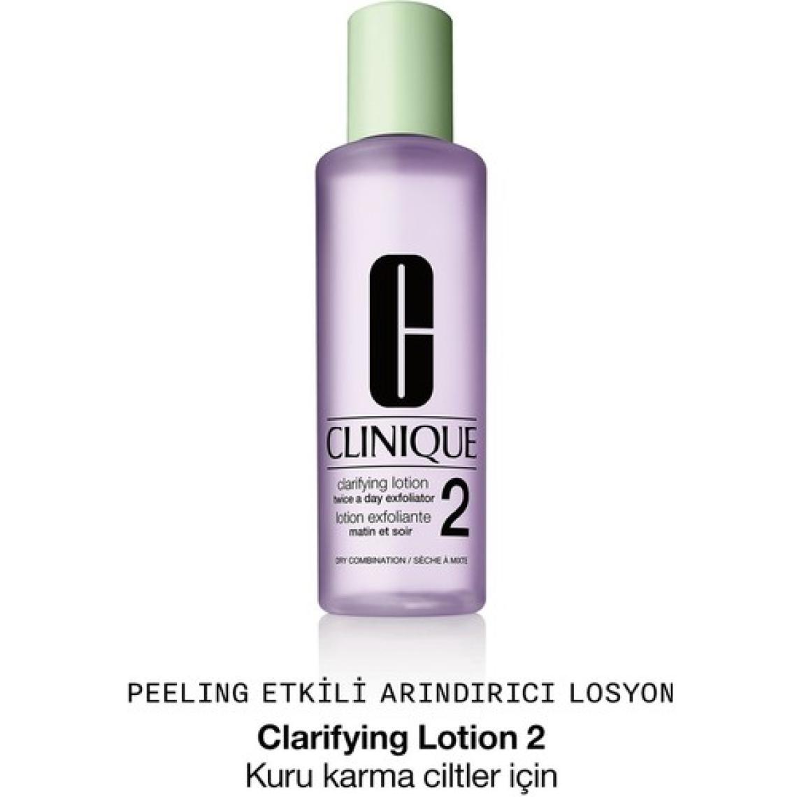 Clinique Clarifying Lotion (Tip 2) Kuru / Karma Ciltler İçin Arındırıcı Losyon / Tonik 400ml