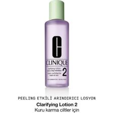 Clinique Clarifying Lotion (Tip 2) Kuru / Karma Ciltler İçin Arındırıcı Losyon / Tonik 400ml