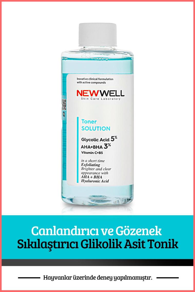 Canlandırıcı ve Gözenek Sıkılaştırıcı Glikolik Asit Tonik (Tüm Cilt Tipleri) 200 ML