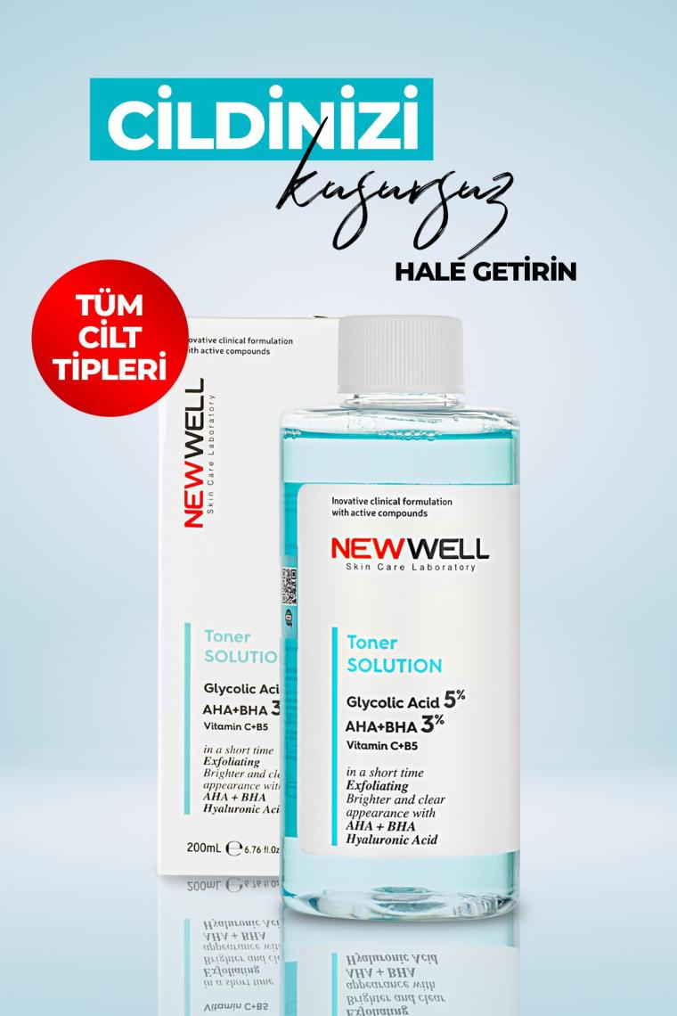 Canlandırıcı ve Gözenek Sıkılaştırıcı Glikolik Asit Tonik (Tüm Cilt Tipleri) 200 ML