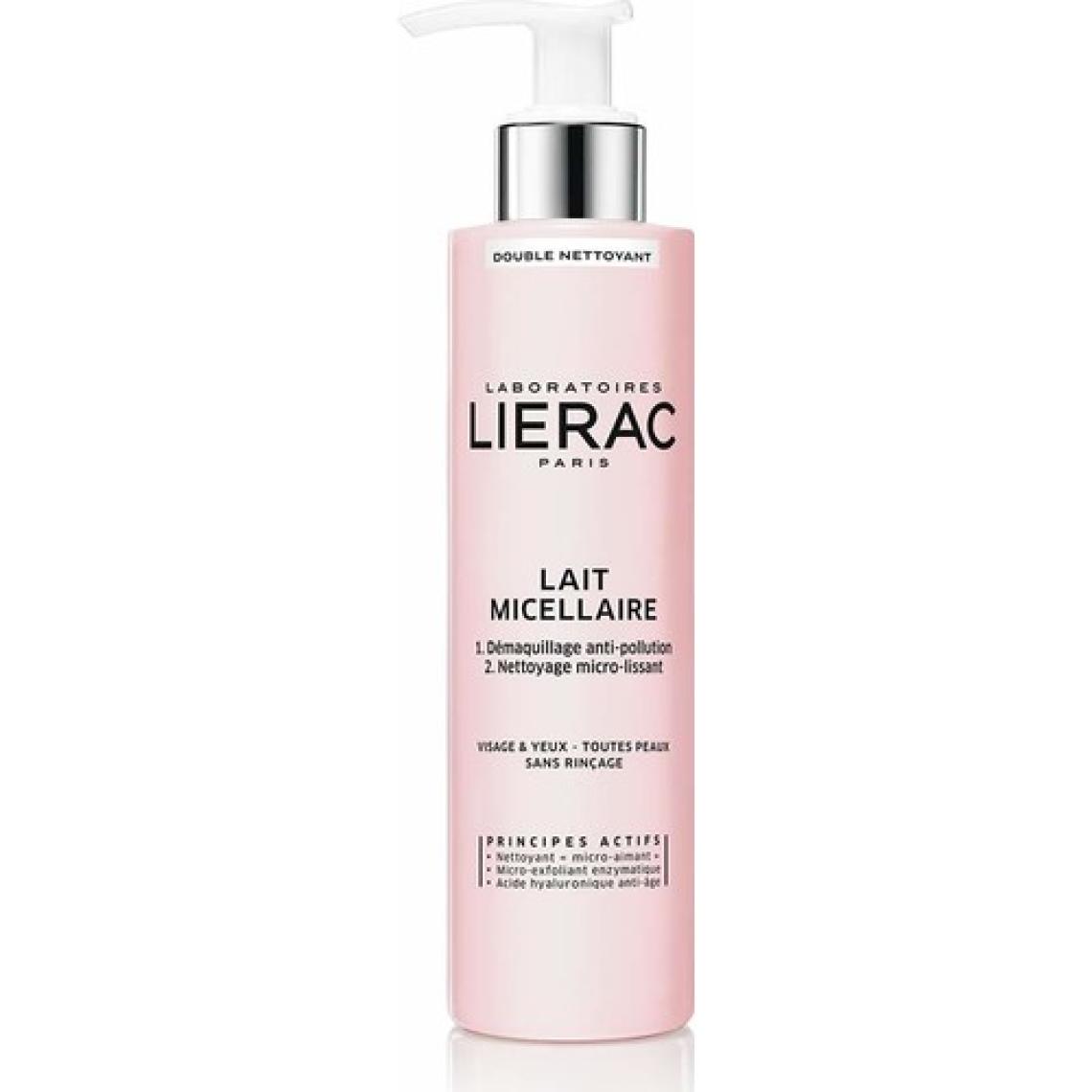 Lierac Double Cleansing Micellar 200 ml Misel Yüz Temizleme Sütü