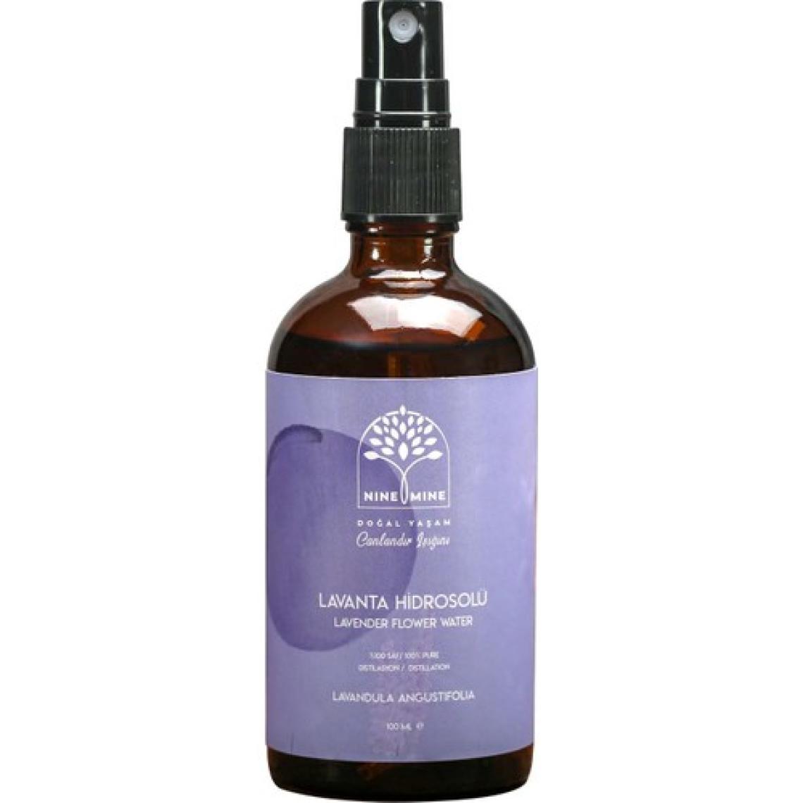 Nine&Mine Doğal Yaşam Organik Mayasıllı Lavanta (Lavandula Angustifolia) Hidrosolü - Lavender Flower Water - 100 ml