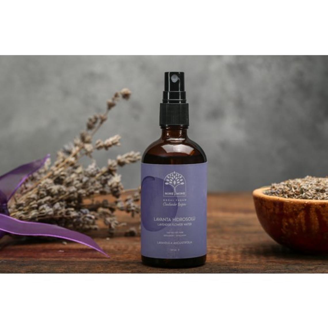 Nine&Mine Doğal Yaşam Organik Mayasıllı Lavanta (Lavandula Angustifolia) Hidrosolü - Lavender Flower Water - 100 ml