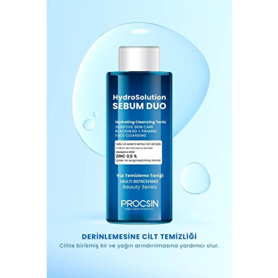 PROCSIN Hydrosolution Yağlı Ve Akneye Yönelik Ciltler Için Tonik 200 ml