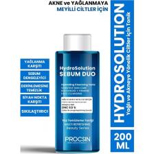PROCSIN Hydrosolution Yağlı Ve Akneye Yönelik Ciltler Için Tonik 200 ml