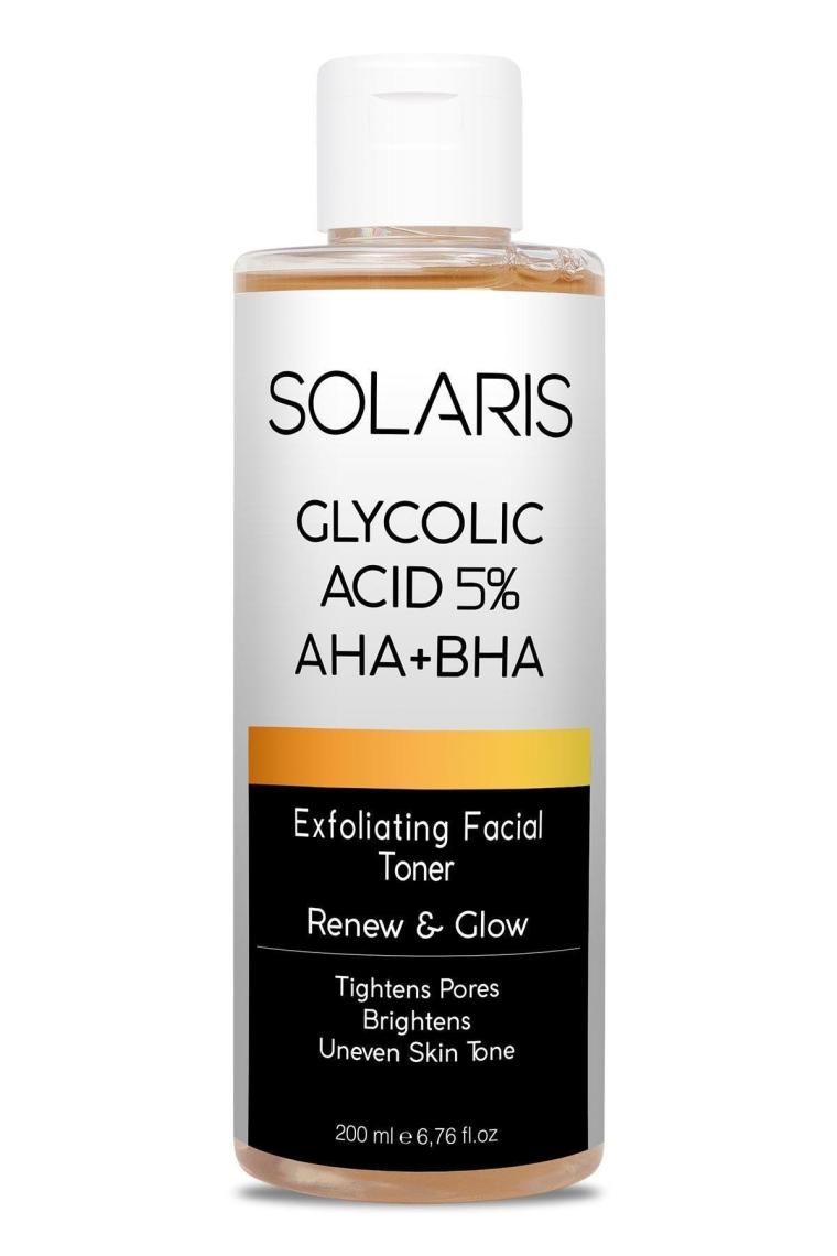 Gözenek Sıkılaştırıcı Ve Arındırıcı Tonik 200 Ml Glycolic Acid 5% Aha Bha